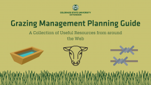 Grazing Management Planning Guide – Range Management